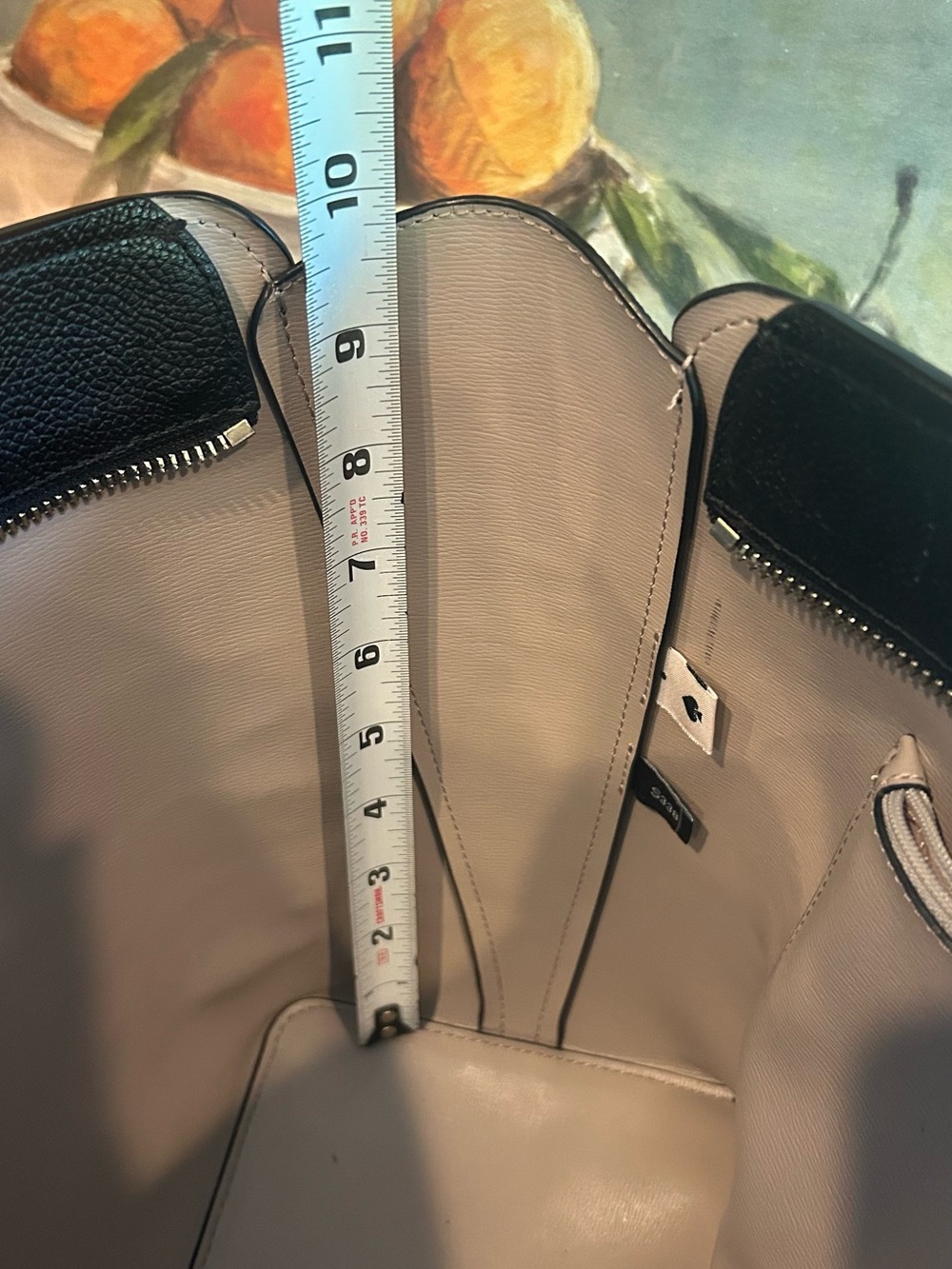 ♠️kate spade Black Pebbled Leather Tote with Charm - Picture 15 of 15